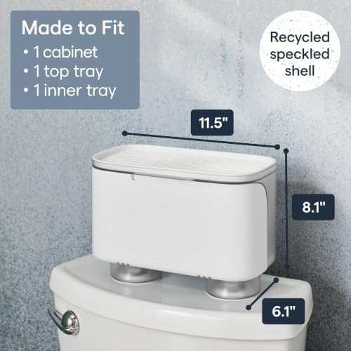 YouCopia HideAway Toilet Cabinet, Over Toilet Bathroom Storage Organizer - Image 2