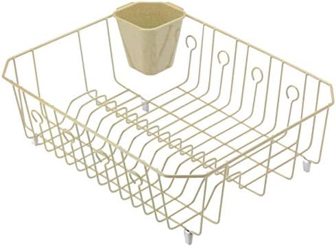 Rubbermaid Disinfectant In-Sink Dish Drainer, Bisque, Large (FG6032ARBISQU) - Image 2