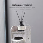 Slim Toilet Paper Storage Cabinet, Freestanding Toilet Paper Holder Stand, Bathroom Storage Cabinet for Storage and Toilet Paper Organization (Marble White) - Image 6