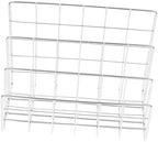 Iron File Holder Desktop Mail Organizer with Slots for Office Desk by OHPHCALL