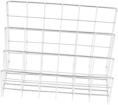 Iron File Holder Desktop Mail Organizer with Slots for Office Desk by OHPHCALL