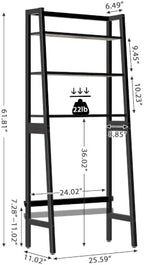MallKing Over-The-Toilet Storage Rack, Wooden 3-Tier Over-The-Toilet Storage Rack Bathroom Space Saver Organizer, Freestanding Above Toilet with Toilet Paper Holder and Hooks (Black) - Image 2