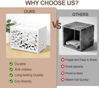 Router Box Hider & Projector Shelf -Decorative WiFi Router Storage Cabinet - Image 7