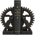 Comfy Hour 10.5 Inch Gear Bookends, Industrial Decor, Set of 2 by ComfyHour