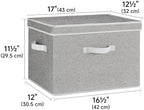 StorageWorks Fabric Storage Bins with Lids, Closet Storage Bins - Image 2
