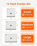 12-Pack Vacuum Seal Bags for Clothing Travel with Cordless Pump - Image 3