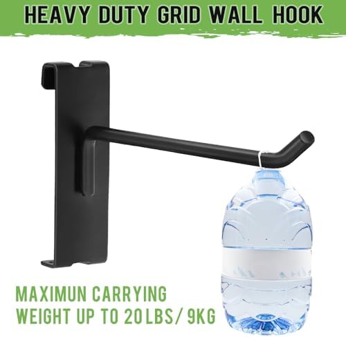 100 Pcs Gridwall Hooks, 4 Inch Grid Wall Hook Display for Gridwall Panel - Image 4