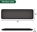 Matace 3 Pack Rubber Extra Large Shoe Tray for Entryway,Long Boot Tray,Slim Boot Mat for Indoor and Outdoor Use,16x55 in, Rectangular (Pack of 3) - Image 3