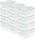 Sterilite Stack & Carry 2-Layer Handle Storage Box with Lids, 12-Pack by Sterilite