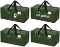 4 Pcs 24 Gallon Extra Large Moving Bags Heavy Duty Storage Bag by Clysee