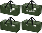 4 Pcs 24 Gallon Extra Large Moving Bags Heavy Duty Storage Bag by Clysee