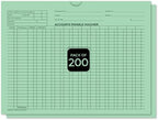 Accounts Payable Voucher Envelopes General Accounting Style, Green 200 Pack by Unknown