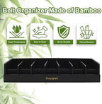 Belt Organizer, Black, 7 Compartments - Image 2