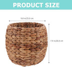 Healeved 10inch Seagrass Plant Basket Indoor Planter Basket Sundries Storage Woven Seagrass Wicker Planter Flower Pot - Image 3