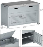 ChooChoo Shoe Storage Bench with Lift Top Storage & Cushioned Seats - Image 2