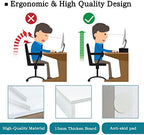 TEAMIX White Monitor Stand Riser, 2 Pack Wood - Image 5