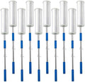 10-Pack Long Handle Stretch wrap Dispenser - 48 Inch Shrink wrap Pole Heavy Duty Stretch Film Dispenser Pole Holder - Fits 12" to 24" Rolls with 2" to 3" Core -Wrapping Pole for Shrink wrap by Bullro