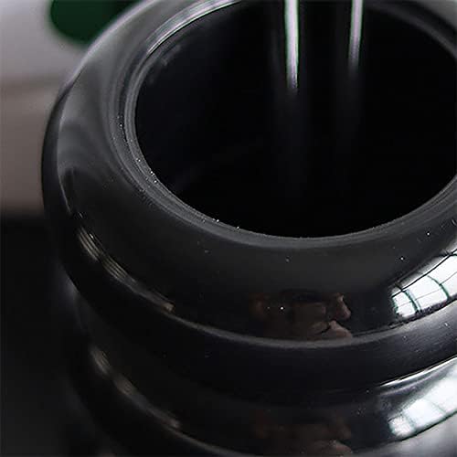 Pissente Nordic Resin Qtip Holder, Acrylic Lid Stainless Steel Ball - Image 7