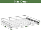 LOVMOR Pull Out Cabinet Organizer 25½" W x 21½" D, Kitchen Cabinet Pull Out Shelves Slide Out Storage - Image 3