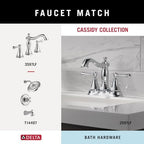 Delta Towel Rack | 24 Inch Polished Chrome Double Bar for Kitchen or Bathroom Towels | Cassidy Accessories - Image 5