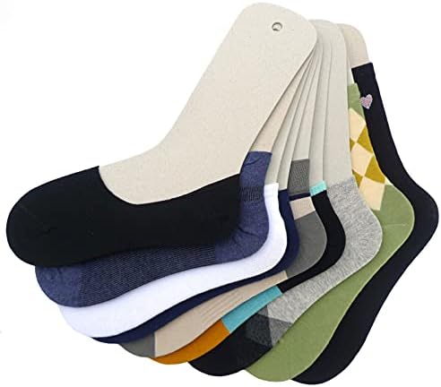 TATYZ Cardboard Sock Inserts Form Blockers, Sock Shaper and Organiser for Storage or Display - 10 PCS (Small) - Image 6