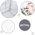 2 Sets Grid Wall Countertop Decorative Panel for Photo Display - Image 5