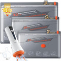 15 Combo Travel Vacuum Storage Bags with Portable Cordless Electric Pump by Unknown
