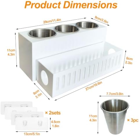 Hair Tool Organizer, Detachable Acrylic Hot Tools Organizer - Image 2