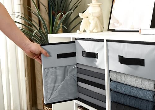 DECOMOMO Storage Bins, Cube Storage Bin with Window - Image 5
