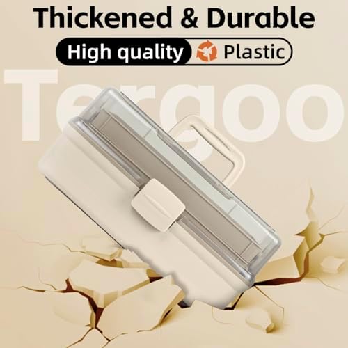 TERGOO 14in 3-Layer Multipurpose Craft Organizers and Storage with Adjustable Dividers, Portable Tackle Box, Folding Art & Craft Case for Medicine, Tool, Sewing Organizer (Brown, X-Large) - Image 4