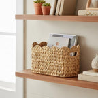 Coeusy Toilet Paper Basket, Scalloped Wicker Basket for Bathroom Organizer - Image 5