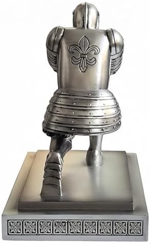Knight Pen Holder Pen Stand Desk Organizer and Accessories Silver - Image 4