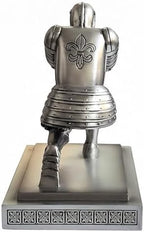 Knight Pen Holder Pen Stand Desk Organizer and Accessories Silver - Image 4