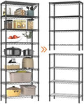 Golpart 8Tier Adjustable Storage Shelves Metal Wire Shelving Standing Shelf by Golpart