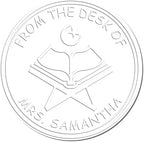 Custom Made Library Paper Embosser - Desk Devotional Star and Crescent Design for Muslim Families - Personalized Return Book Paper Embosser - Ideal for Home Libraries and Gifts - Embossed Stamp - Image 4