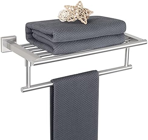 Alise 16 Inch Towel Racks for Bathroom Wall Mounted,Brushed Nickel by Alise