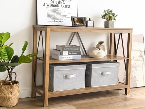 StorageWorks Fabric Storage Bins with Lids, Closet Storage Bins - Image 6