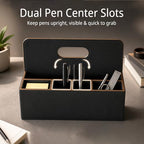 Mail Organizer Countertop, Pencil Holder, Office Supplies File Bill Sorter - Image 5