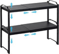 Expandable Cabinet Shelf Organizer, Adjustable kitchen Countertop Storage by X-cosrack