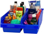 Akro-Mils 30088 Plastic Nesting ShelfMax Storage Bin Box, 18x8x6-Inch, Blue (8-Pack) - Image 4