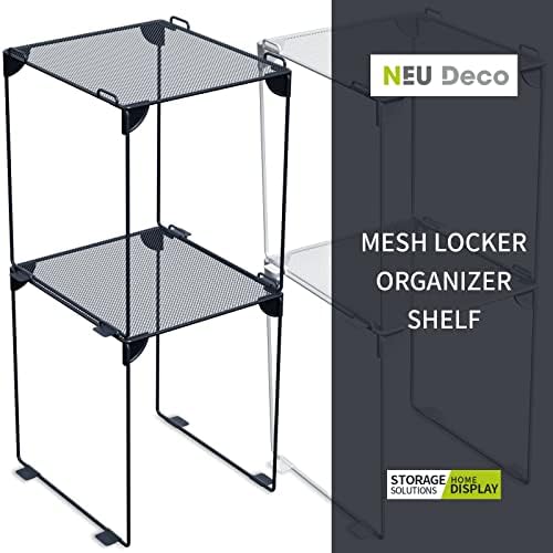 Neudeco Pack 2 Mesh Locker Shelf, Grey (Pack of 2) - Image 5