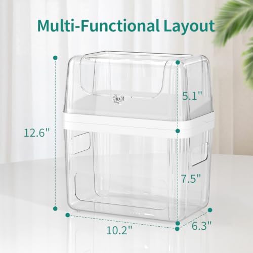 Delamu 3 In 1 Trash Bag Holder Dishwasher Pod Holder With Moistureproof Lid - Image 3