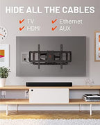 ECHOGEAR TV Cord Hider for Wall Mounted TV – Dual Outlet in-Wall Cable Management Kit for Power & Low Voltage Cables – Includes 6.25”L x 8”H x 3.95”D Module, Wall Template, Saw, 6ft Extension Cord - Image 2