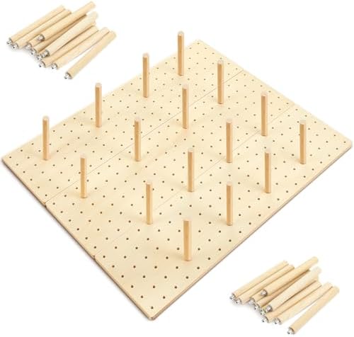 3 Pcs Wood Pegboard Drawer Organizer, Natural Wood, 21 x 5.91 Inch, Pine by Kigley