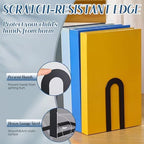 Chunful 30 Pcs Black Metal BookEnds Shelves, 5.5 x 3.75 x 2.25 in - Image 5