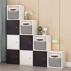 Fabric Storage Cubes 10.5x10.5x11in, Cube Storage Bins Organizers - Image 3