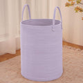 JMvicyroam 100L Cotton Rope Laundry Basket Hamper, Purple by JMvicyroam
