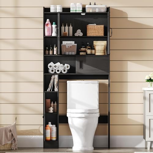 ChooChoo Over The Toilet Storage Cabinet with Adjustable Shelves - Image 5