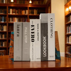 Glow in The Dark Bookends, Wood Bookends for Shelves,Blue Luminous Book Ends with Burl Wood and Resin,Decorative Book Stopper Binder and Dividers, Blue, Large,Unique Desk Decor for Home Office Library - Image 5