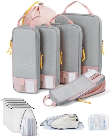 BAGSMART Compression Packing Cubes for Travel Essentials by BAGSMART